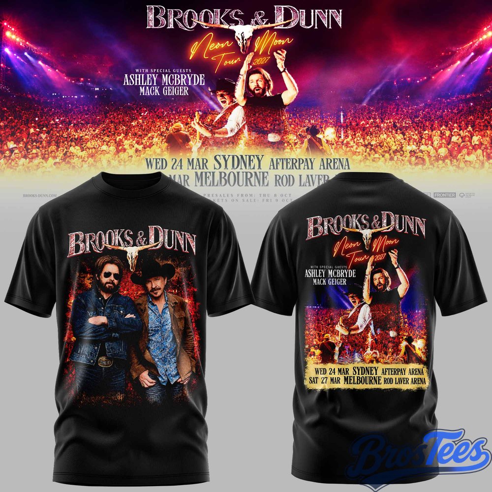 Brooks & Dunn - Neon Moon Tour 2027 T-Shirt