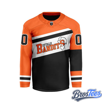 Buffalo Bandits Black Custom Hockey Jersey