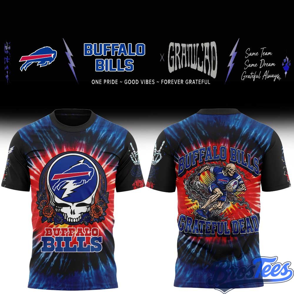 Buffalo Bills Grateful Dead Skeletons Shirt