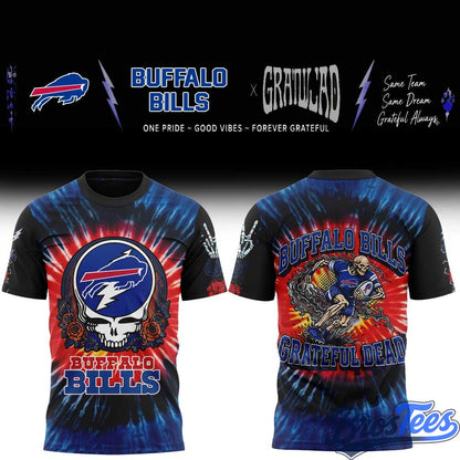Buffalo Bills Grateful Dead Skeletons Shirt