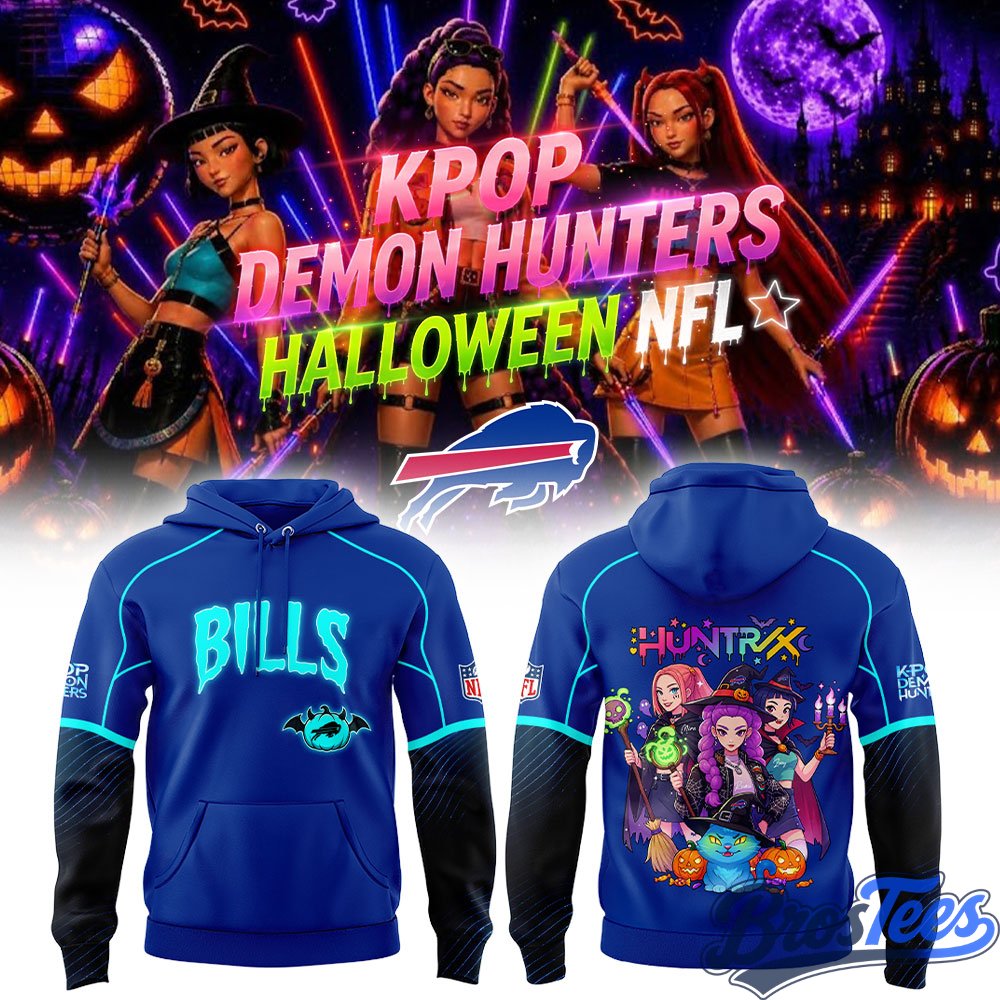 Buffalo Bills K-Pop Demon Hunters x Halloween Hoodie