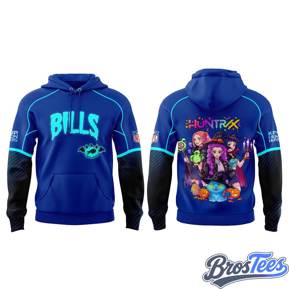 Buffalo Bills K-Pop Demon Hunters x Halloween Hoodie