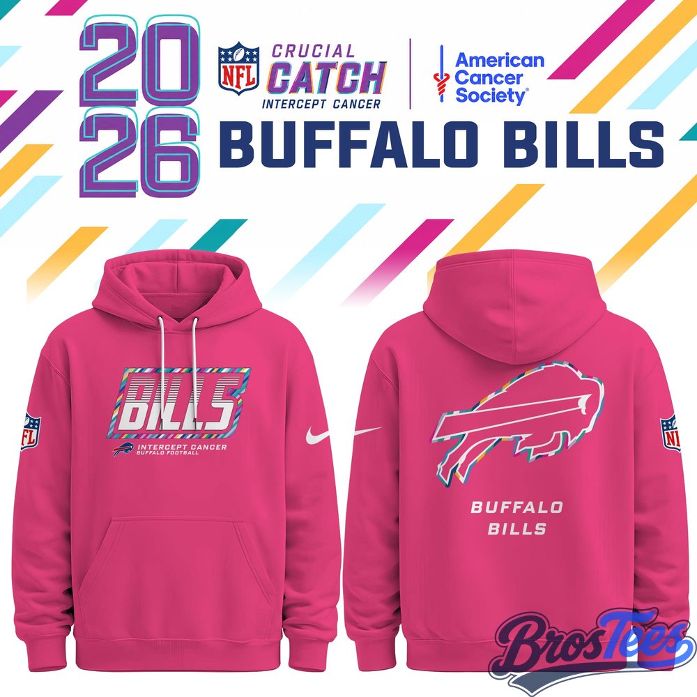 Buffalo Bills Pink Crucial Catch 2026 Special Hoodie