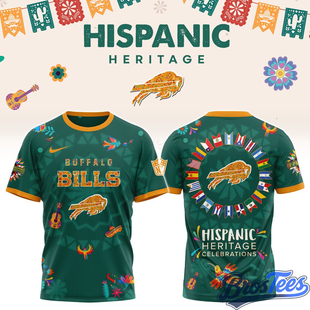 Buffalo Bills Special Hispanic Heritage Month T-Shirt