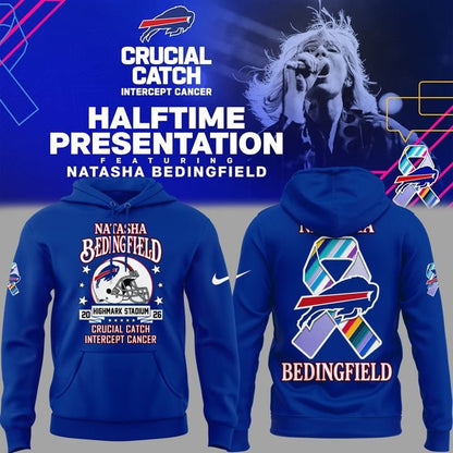 Buffalo Bills x Natasha Bedingfield Highmark Stadium Hoodie - Crucial Catch Intercept Cancer