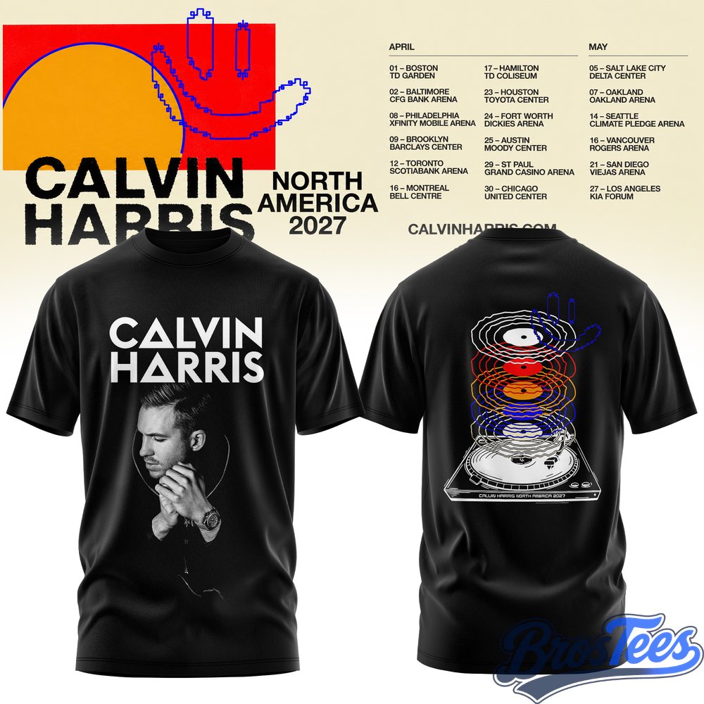 Calvin Harris North America Tour 2027 T-Shirt