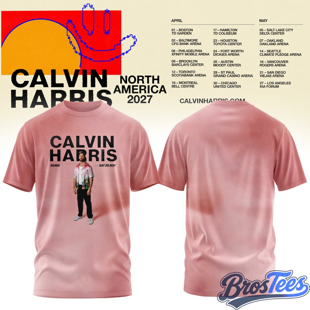 Calvin Harris North America Tour 2027 T-Shirt