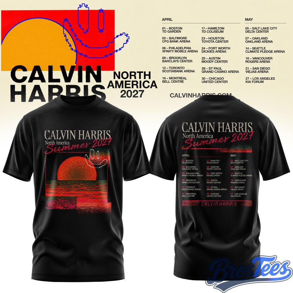 Calvin Harris North America Tour 2027 T-Shirt