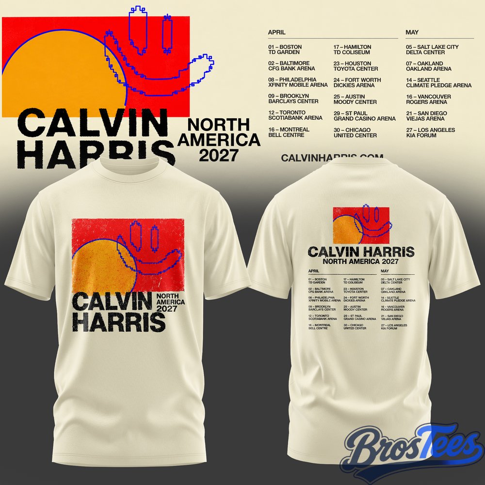 Calvin Harris North America Tour 2027 T-Shirt