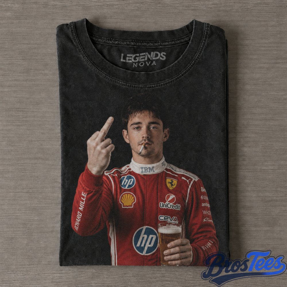 Charles Leclerc F1 Middle Finger Tee