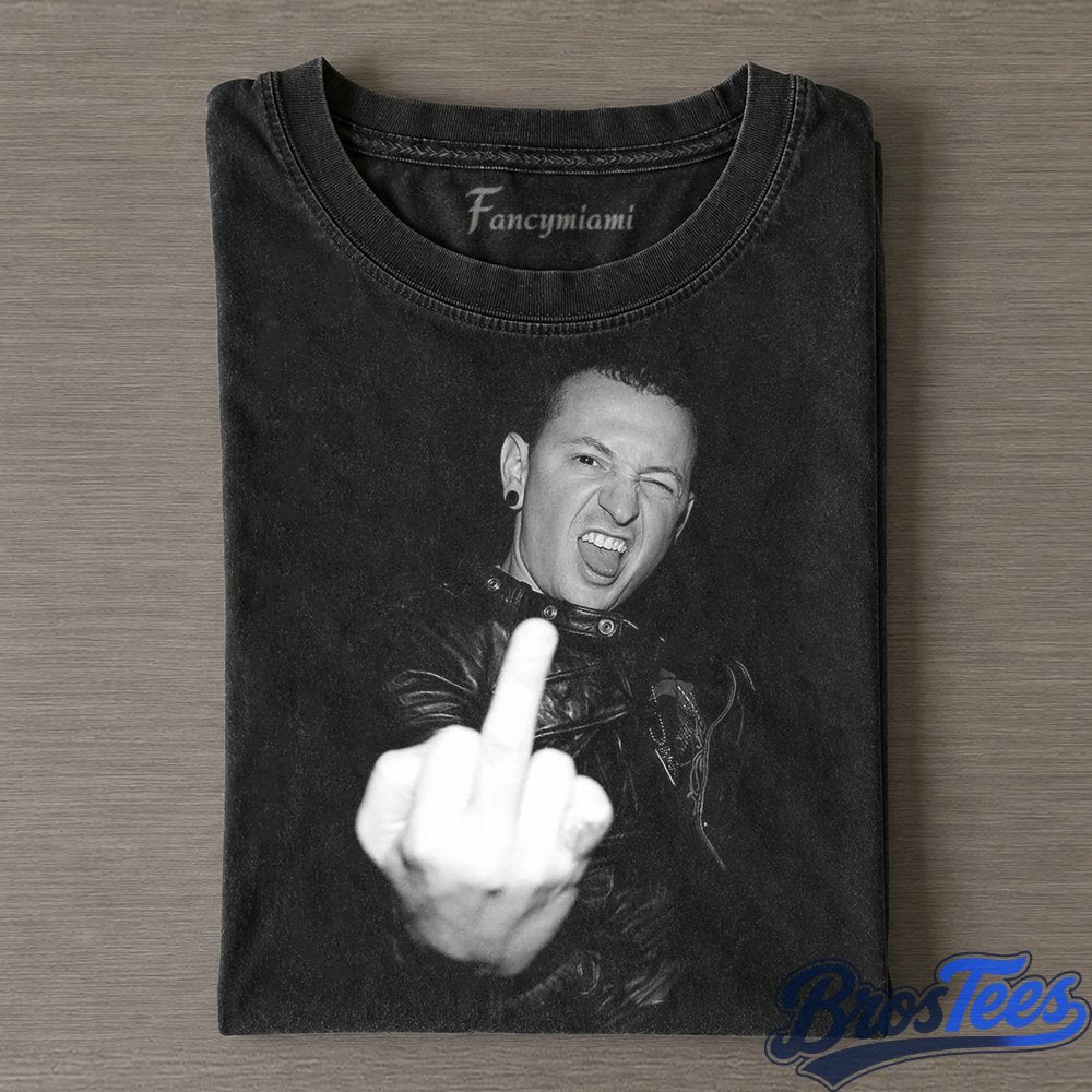 Chester Bennington Middle Finger Tee