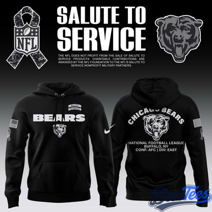 Chicago Bears 2026 Salute to Service Hoodie