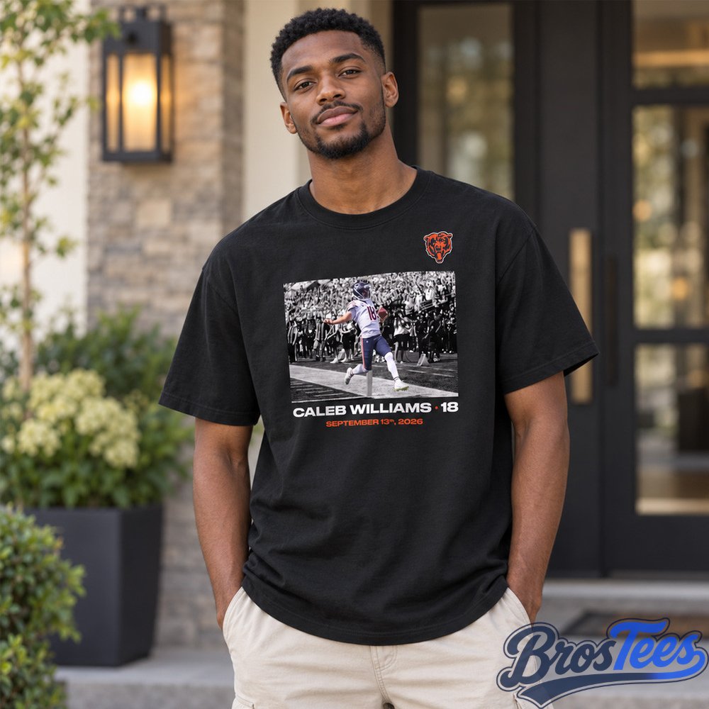 Chicago Bears Caleb Williams Flash Features Week 1 Graphic T-Shirt