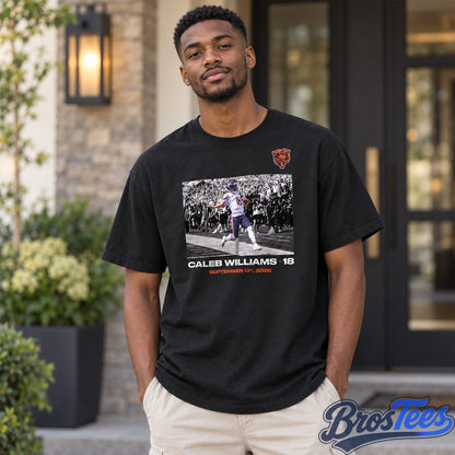 Chicago Bears Caleb Williams Flash Features Week 1 Graphic T-Shirt