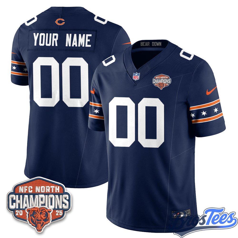 Chicago Bears Fangear Edition Custom Football Jersey