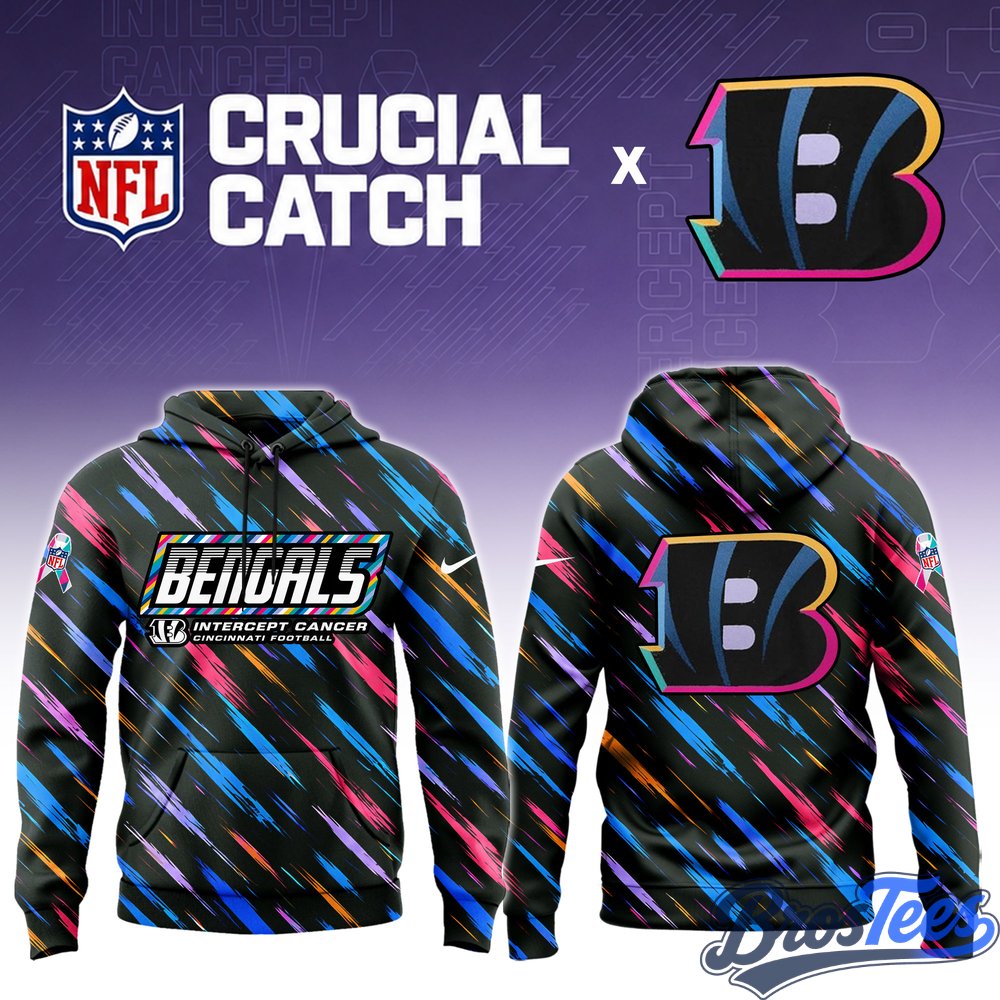 Cincinnati Bengals 2026 Crucial Catch Limited Hoodie