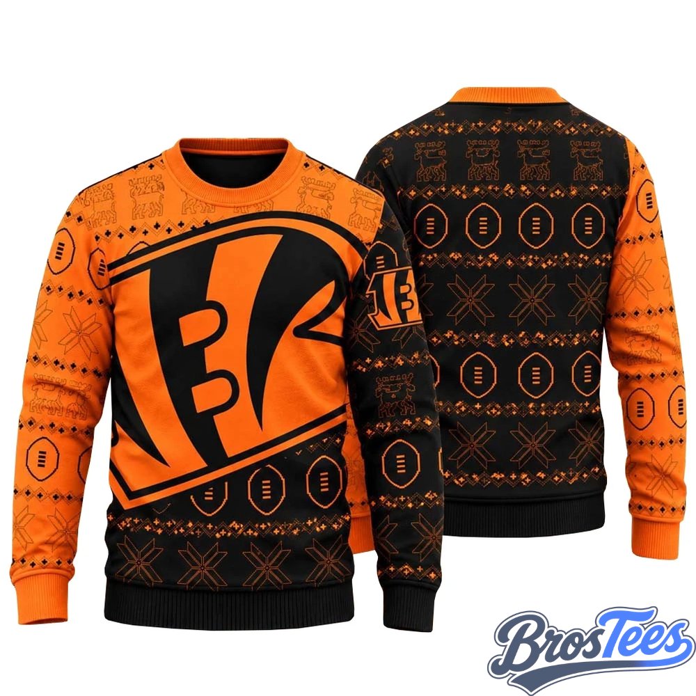 Cincinnati Bengals 2026 Ugly Christmas Sweater