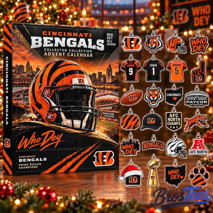 Cincinnati Bengals Tiger Christmas Advent Calendar Who Dey