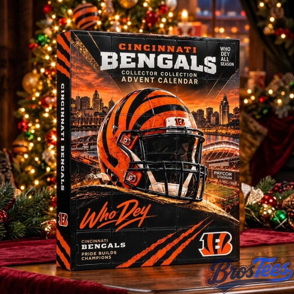 Cincinnati Bengals Tiger Christmas Advent Calendar Who Dey