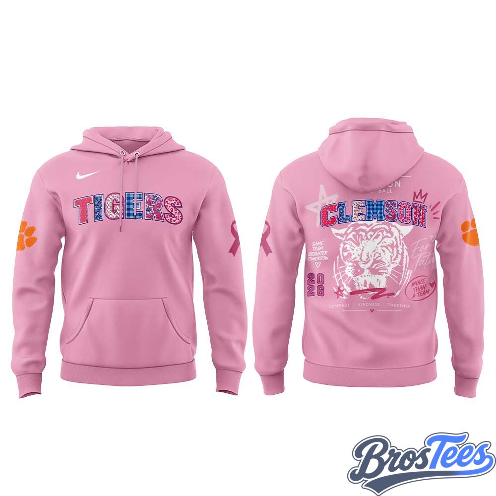 Clemson Tigers Breast Cancer Awareness Month 2026 Hoodie