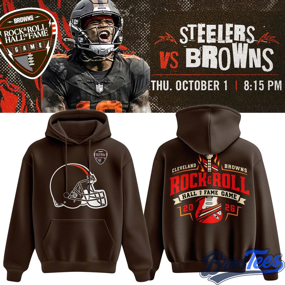 Cleveland Browns Rock and Roll Hall of Fame Game Hoodie