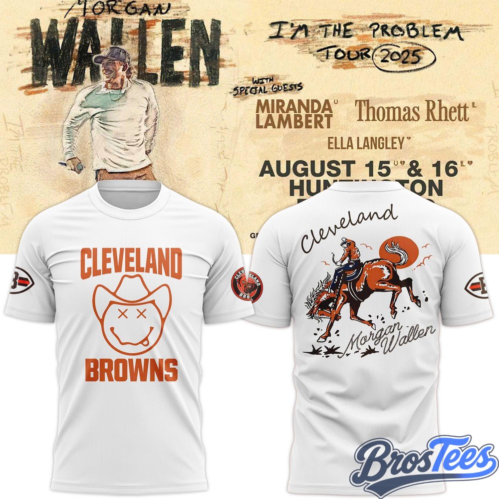 Cleveland Browns x Morgan Wallen Tour T-Shirt