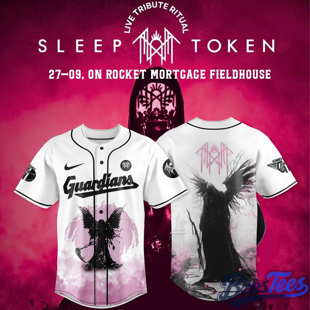 Cleveland Guardians x Sleep Token Even in Arcadia Tour Merch Jersey