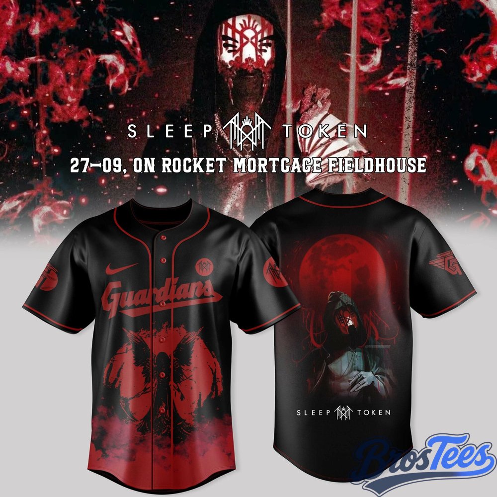 Cleveland Guardians x Sleep Token Even in Arcadia Tour Merch Jersey