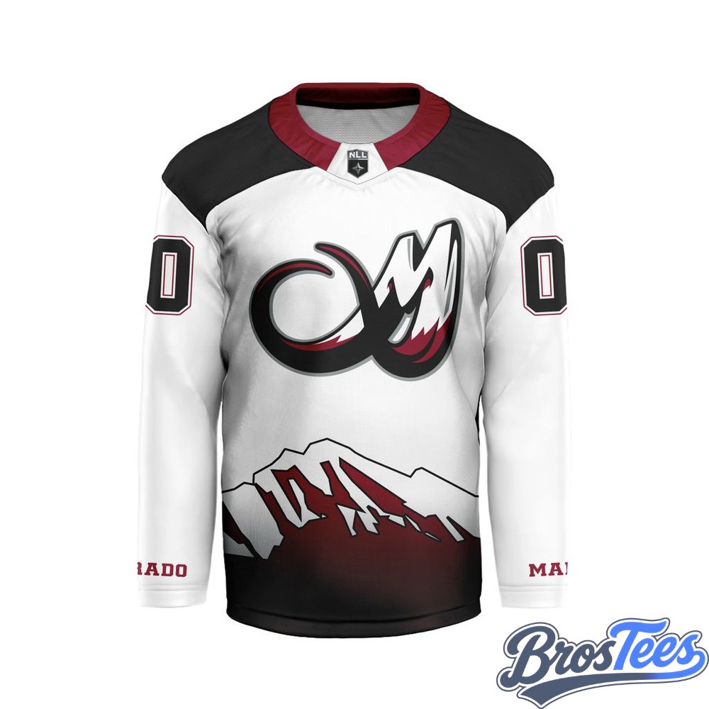 Colorado Mammoth Black Custom Hockey Jersey