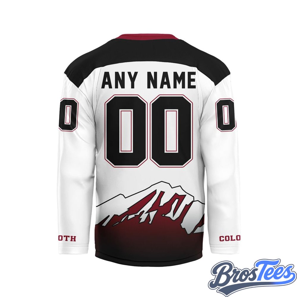 Colorado Mammoth Black Custom Hockey Jersey