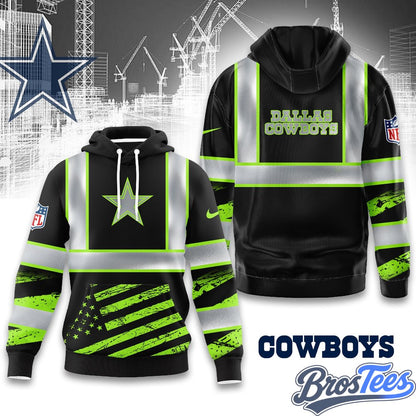 Dallas Cowboys Hi-Vis Safety Style Hoodie