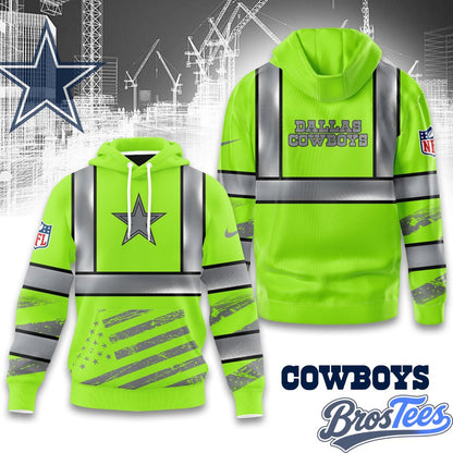 Dallas Cowboys Hi-Vis Safety Style Hoodie