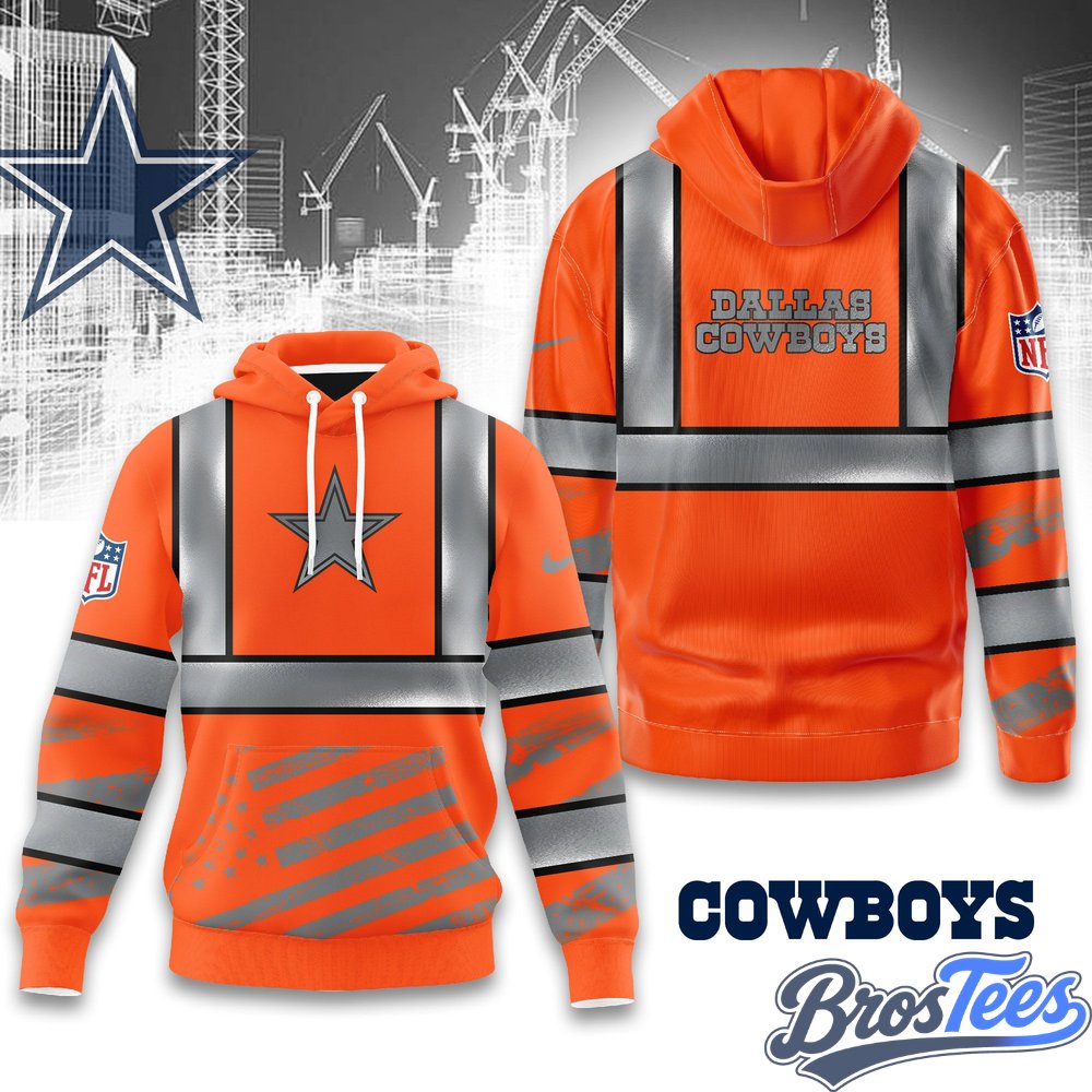 Dallas Cowboys Hi-Vis Safety Style Hoodie