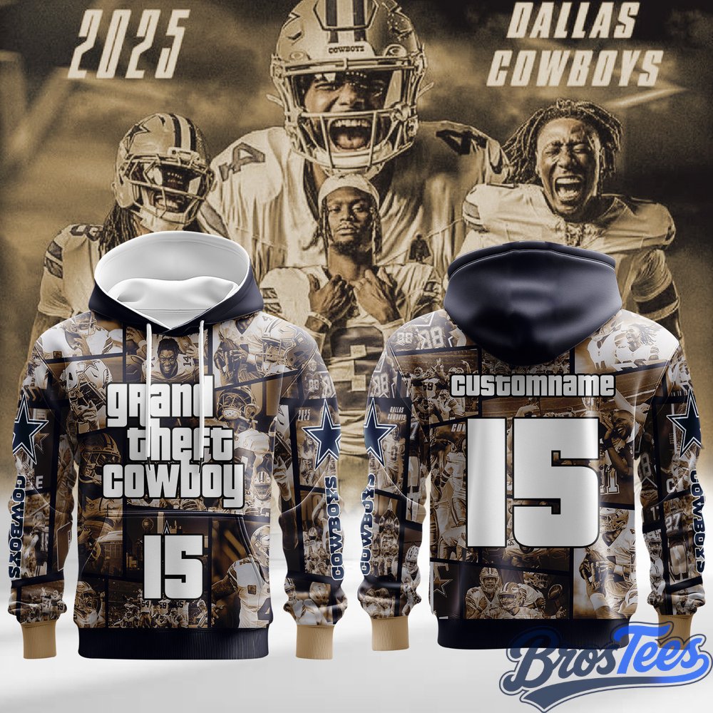 Dallas Cowboys x GTA Grand Thief Cowboy Special Hoodie