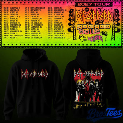 Def Leppard & Goo Goo Dolls Tour 2027 Hoodie