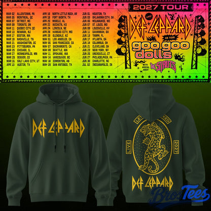 Def Leppard & Goo Goo Dolls Tour 2027 Hoodie