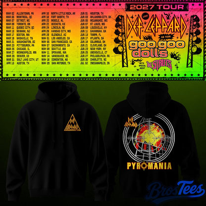 Def Leppard & Goo Goo Dolls Tour 2027 Hoodie