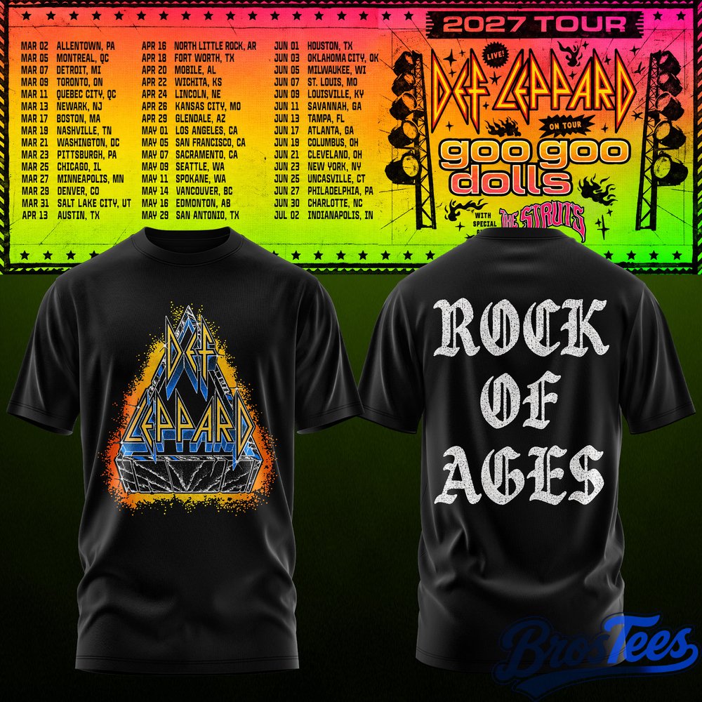 Def Leppard & Goo Goo Dolls Tour 2027 T-Shirt