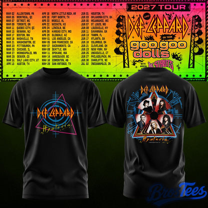 Def Leppard & Goo Goo Dolls Tour 2027 T-Shirt