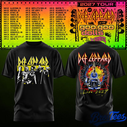 Def Leppard & Goo Goo Dolls Tour 2027 T-Shirt
