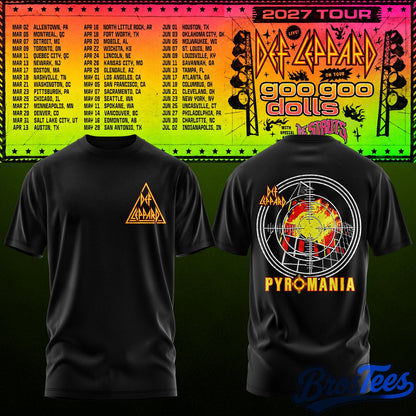 Def Leppard & Goo Goo Dolls Tour 2027 T-Shirt