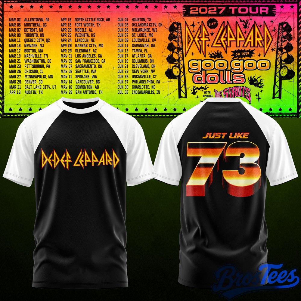 Def Leppard & Goo Goo Dolls Tour 2027 T-Shirt
