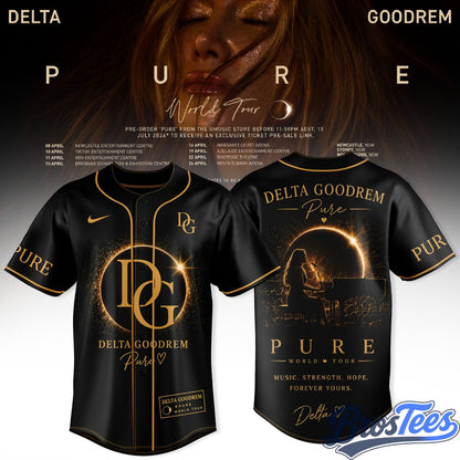 Delta Goodrem Pure World Tour Baseball Jersey