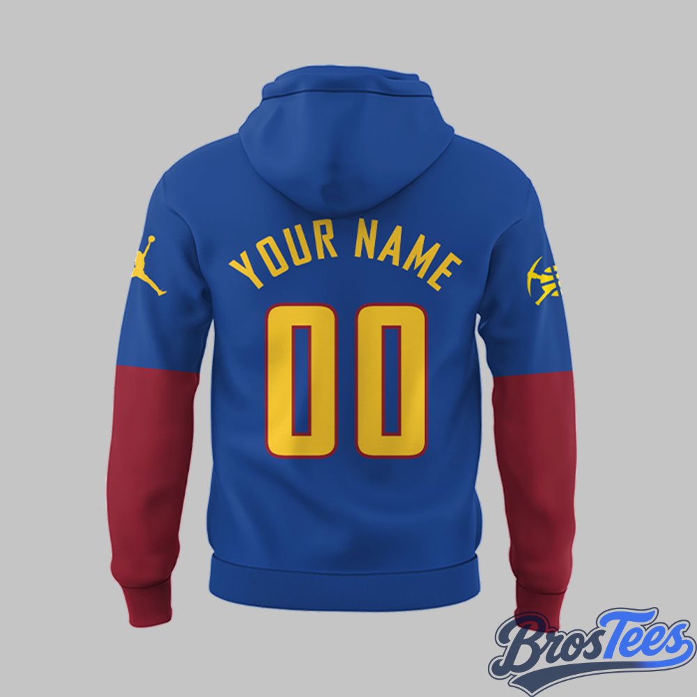 Denver Nuggets Mile High City Custom Hoodie
