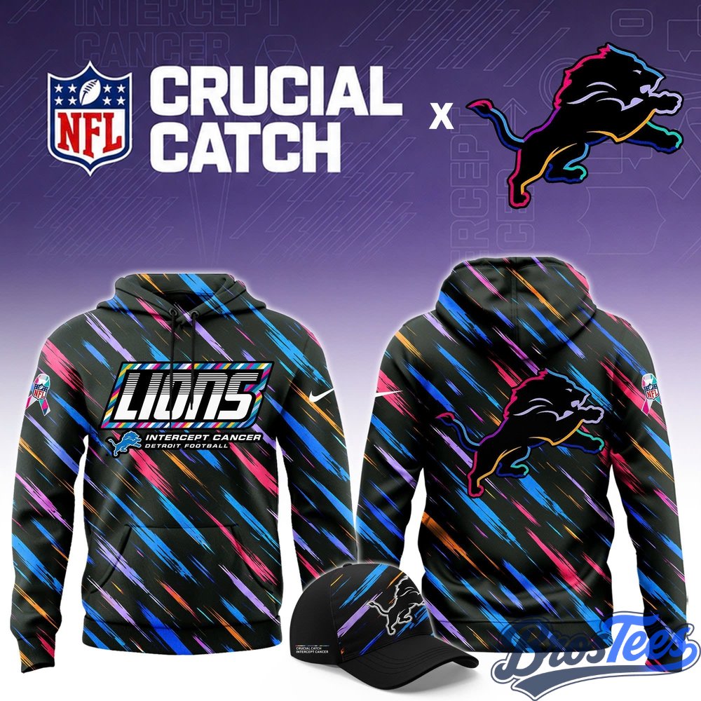 Detroit Lions2026 Crucial Catch Limited Hoodie