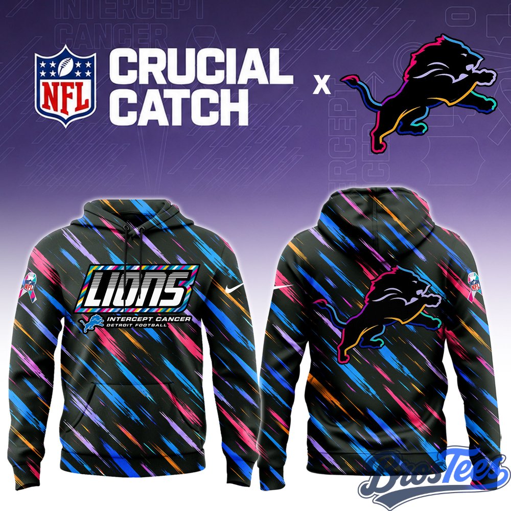 Detroit Lions 2026 Crucial Catch Limited Hoodie