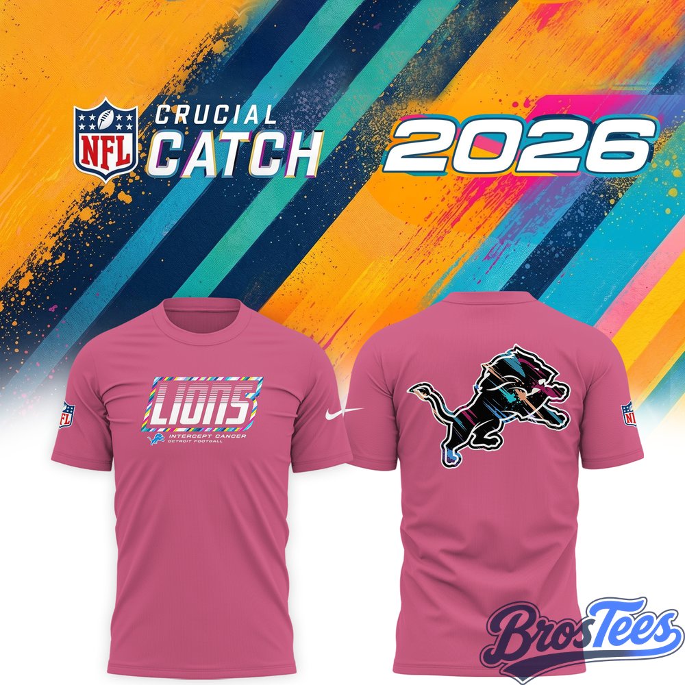 Detroit Lions 2026 Crucial Catch Limited T-Shirt
