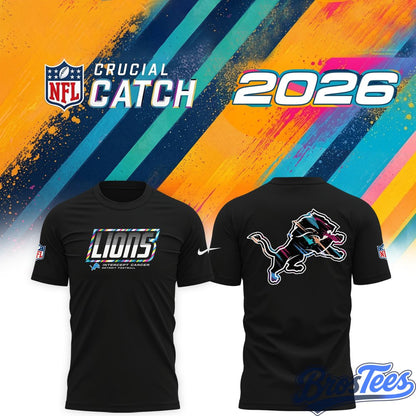Detroit Lions 2026 Crucial Catch Limited T-Shirt