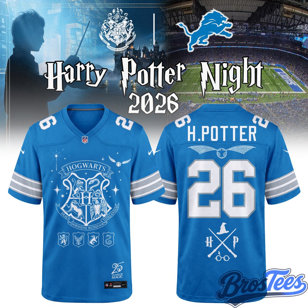 Detroit Lions x Harry Potter 25 Years of Magic Jersey Limited Edition