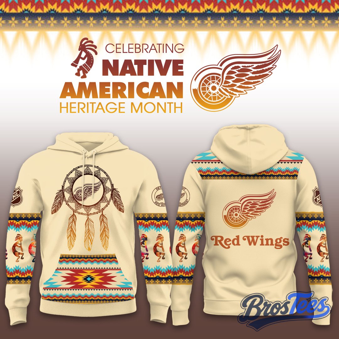 Detroit Red Wings Native American Heritage Limited Hoodie